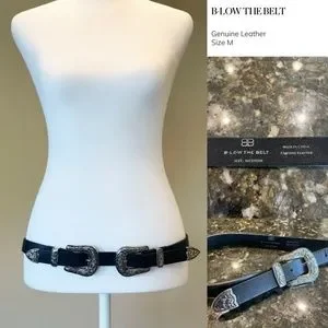 B Low the Belt Bri Bri with Silver Buckles Medium B-Low The Belt Bri Bri Belt | Shopbop main image 2